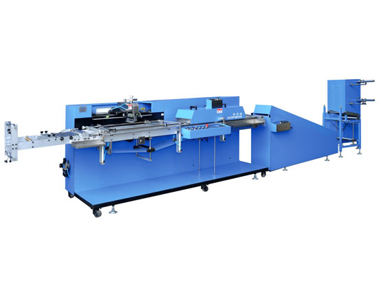 single color care labels screen printing machine