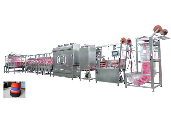 KW-807-SJ400-A European Standrd nylon elastic tapes continuous dyeing and finishing machine