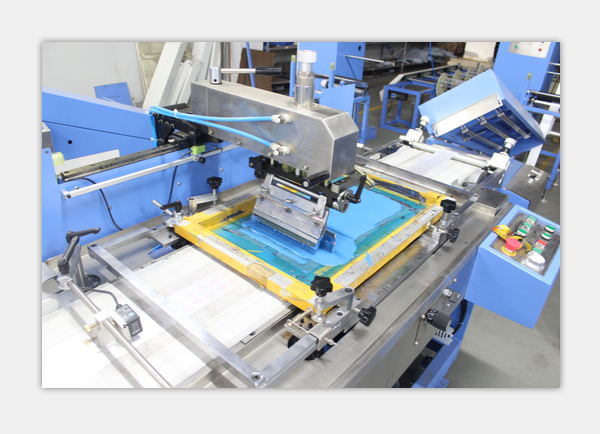 Polyester Satin Labels Automatic Screen Printing Machine Factory Saling