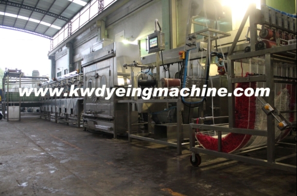 Polyester Elastic Webbing Continuous Dyeing&Finishing Machine with J-Box Storage