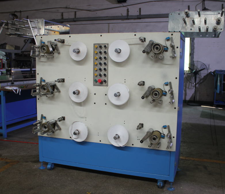 6 Heads Label Ribbons Automatic Wrapping Machine for Packing