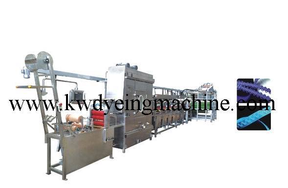 High Speed Nylon Elastic Tapes Continuous Dyeing&Finishing Machine with CE