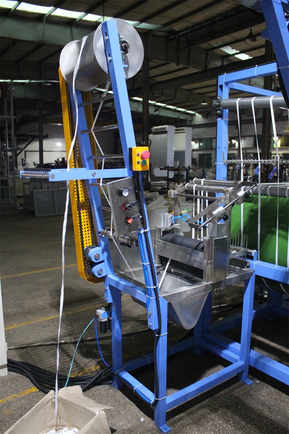 2 Cylinders Cotton Tapes Starching and Finishing Machine
