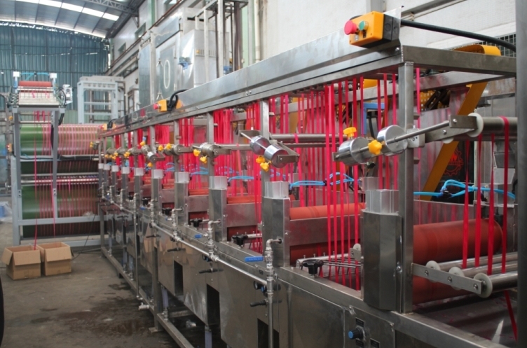 Normal Temp Elastic Webbing Dyeing Machine