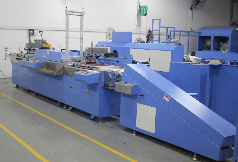 2 Colors Care Label Automatic Screen Printing Machine with High Precision