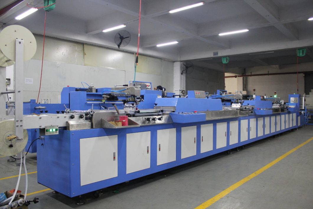 3colors Automatic Lace/Pet Film Screen Printing Machine