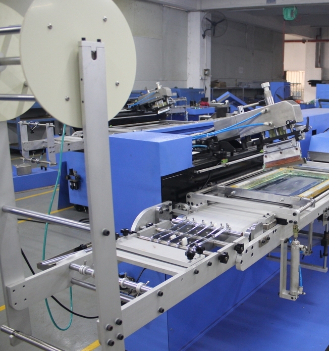 Elastic Tapes Automatic Screen Printing Machine with 30cm Printing Width