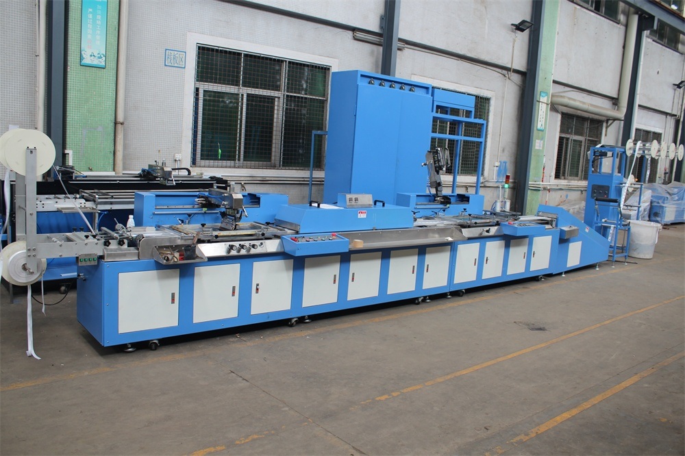 Two Colors Content Labels Automatic Screen Printing Machine