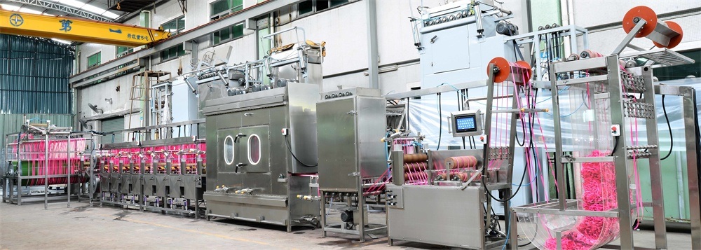 Nylon Elastic Tapes Dyeing&Finishing Machine with High Speed