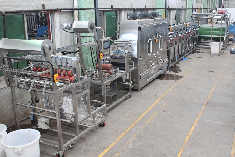 Nylon Tapes Continuous Dyeing Finishing Machine