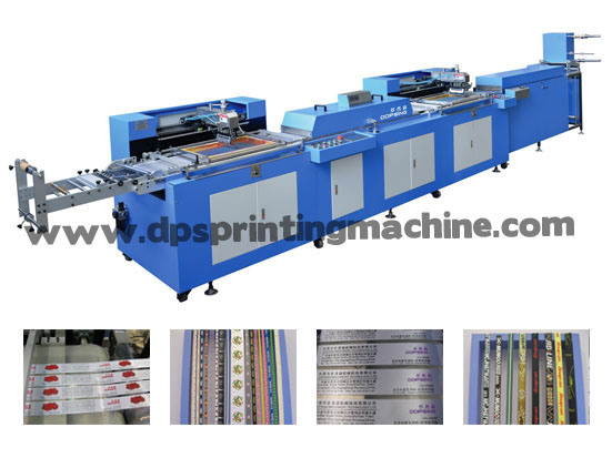 Roll to Roll 2 Colors Label Ribbon Screen Printing Machine