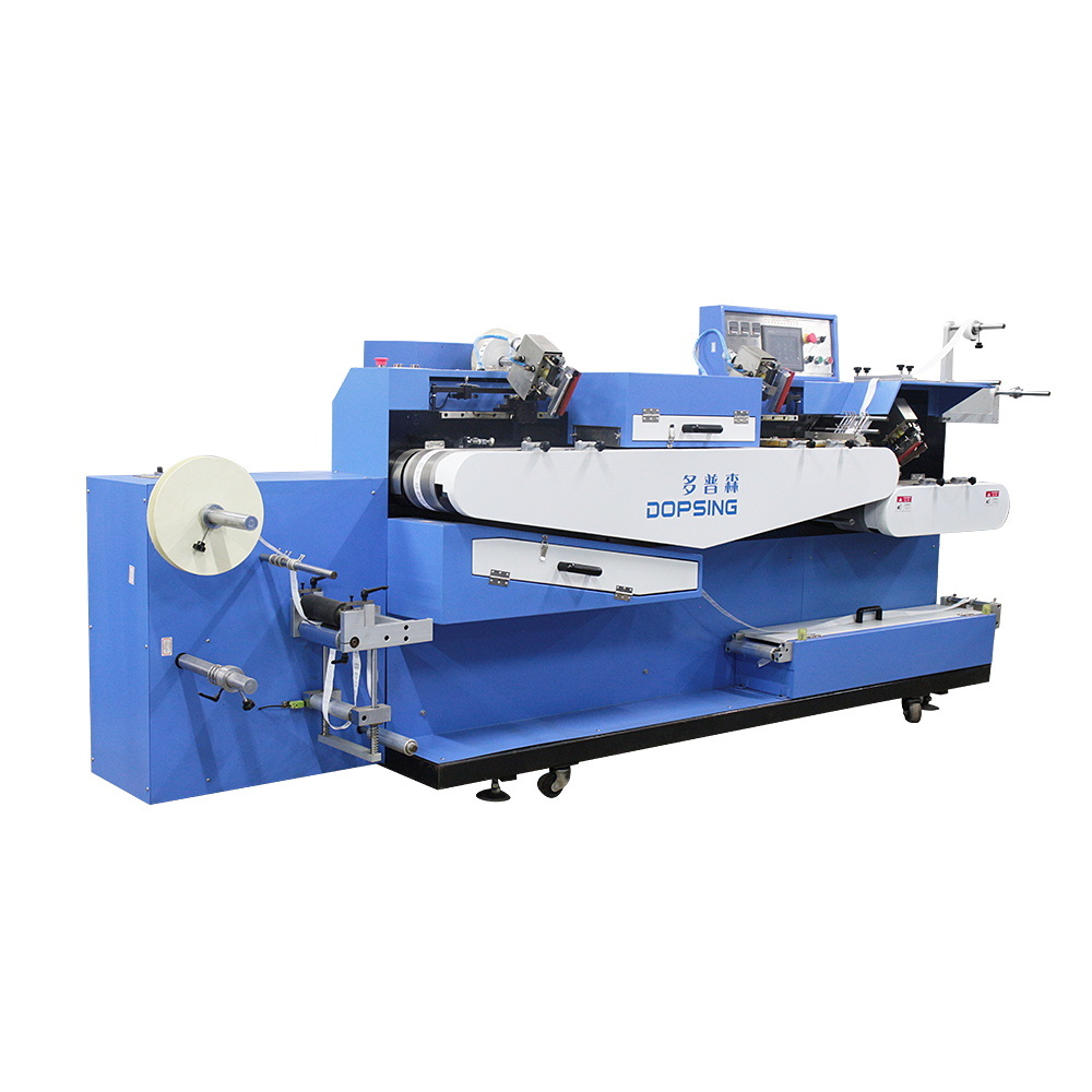 Eco Type Label Ribbons Screen Printing Machine with Dual Faces Printing Ts-200