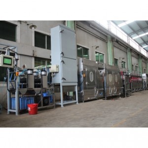 Satin Ribbons Continuous Dyeing&Finishing Machine with High Speed