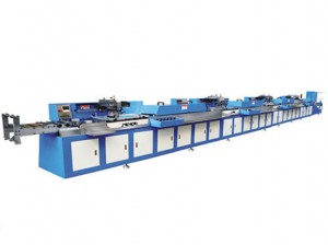 Garment labels automatic screen printing machine with PLC control